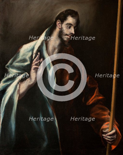 Saint Thomas the Apostle. Artist: El Greco, Dominico (1541-1614)