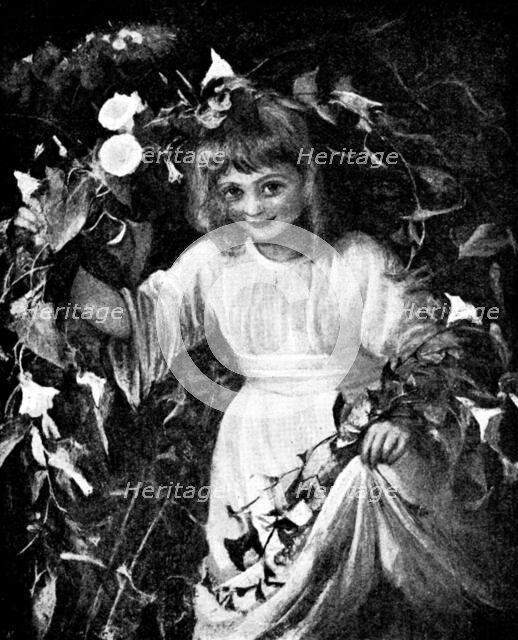 Pictures from the New Gallery: Wreaths and Smiles - Miss Blanche Jenkins, 1895. Creators: Unknown, Blanche Jenkins.