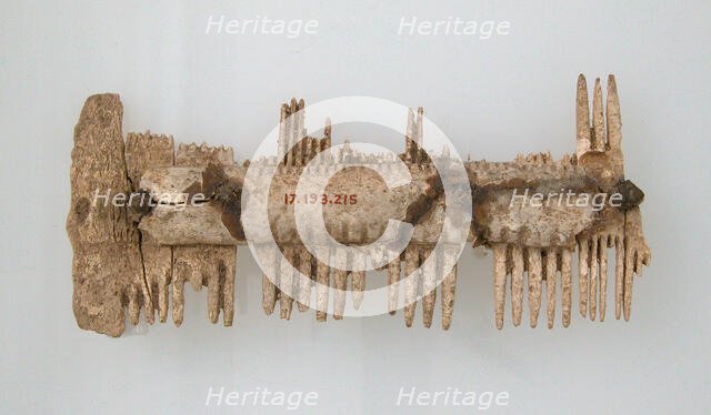 Double-Sided Comb, Frankish, 7th century. Creator: Unknown.