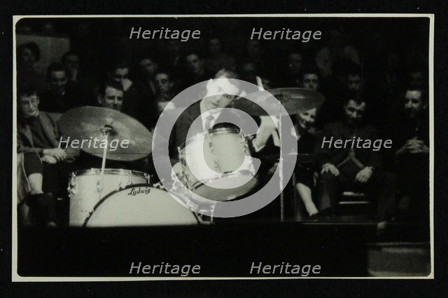 The Dave Brubeck Quartet in concert at Colston Hall, Bristol, 1958. Artist: Denis Williams