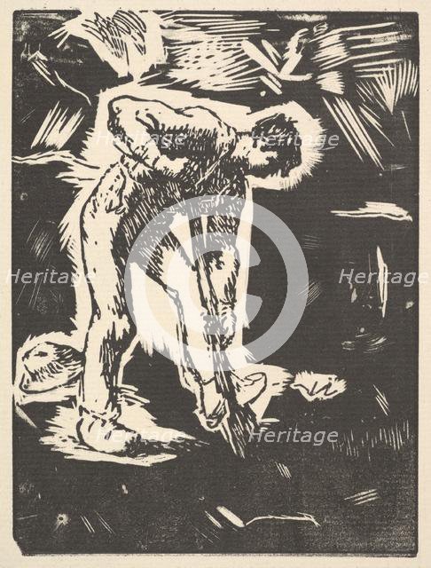 Digger, 1863. Creator: Jean Francois Millet.