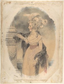 Elizabeth Ford, later Lady Colville of Culross, 1785. Creator: John Downman.