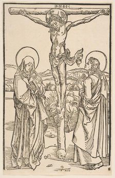 Christ on the Cross with the Virgin and Saint John.n.d. Creator: Unknown.