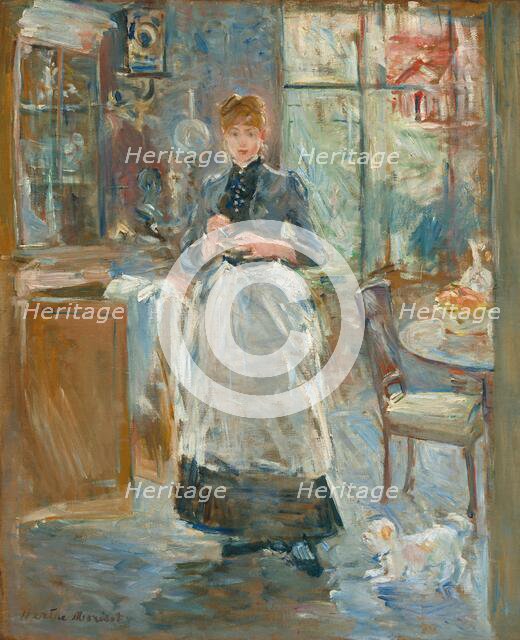In the Dining Room, 1886. Creator: Berthe Morisot.