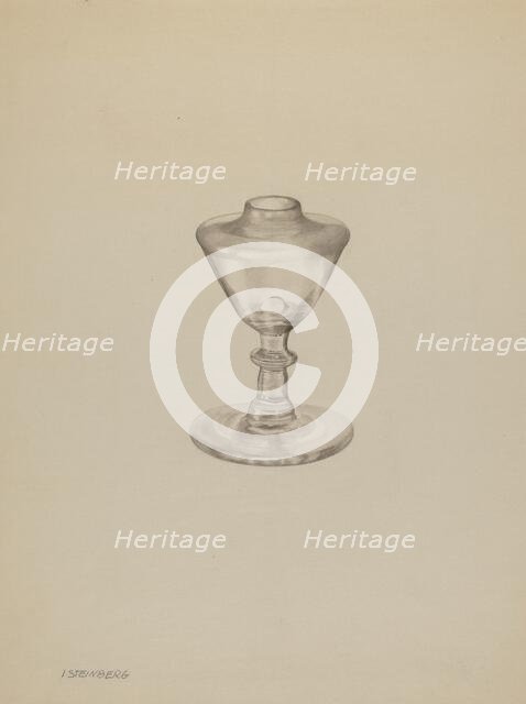 Lamp, c. 1938. Creator: Isidore Steinberg.