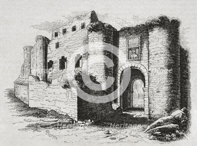 Remains of Doña Urraca Palace, Zamora, Castile, Spain, 1852. Creator: Cecilio Pizarro.