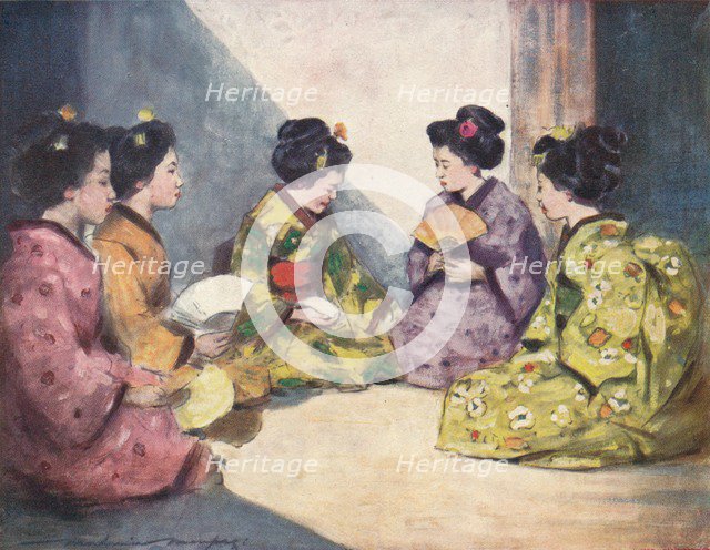 'Butterflies', c1887, (1901). Artist: Mortimer L Menpes.