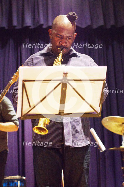 Jason Yarde, Watermill Jazz Club, Dorking, Surrey, September, 2015. Artist: Brian O'Connor.