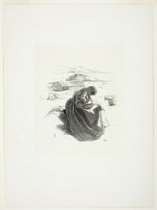 The Young Mother, 1857. Creator: John Everett Millais.