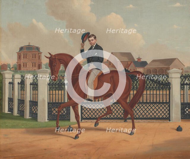 George Franklin Archer and the Archer Residence, 1871. Creator: Charles S. Humphreys.