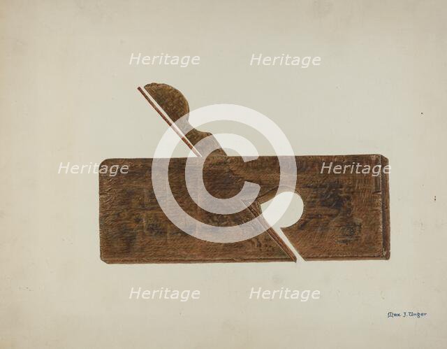 Plane, 1939. Creator: Max Unger.