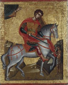 Saint Martin, c. 1500. Creator: Greek icon.