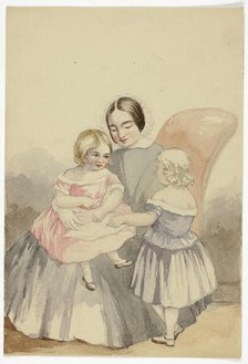 Hugh and Florence, Ashford, 1848. Creator: Elizabeth Murray.