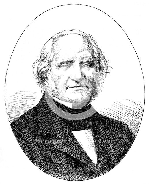 George Peabody (1795-1869), American banker and philanthropist. Artist: Unknown