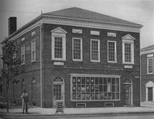 Two shops at Yorkship Village, New Jersey, 1925. Artist: Unknown.