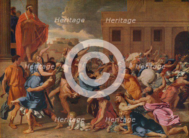 'The Abduction of the Sabine Women', c1633. Artist: Nicolas Poussin.