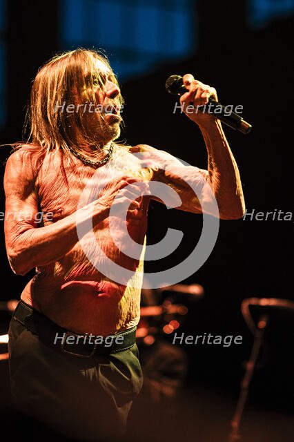 Iggy Pop performing live at the Alexandra Palace, London, 28 May 2025. Creator: Annapaola Marchesani.