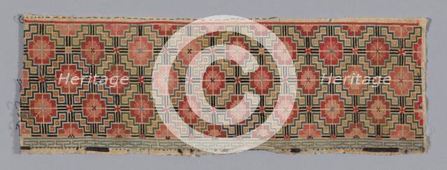 Panel (sleeveband), China, Qing dynasty (1644-1911), 1875/1900. Creator: Unknown.