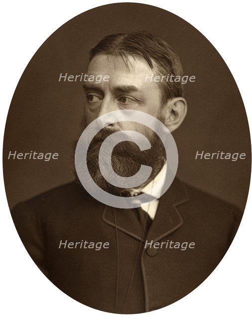 Edward John Poynter, President of the Royal Academy, 1880.Artist: Lock & Whitfield