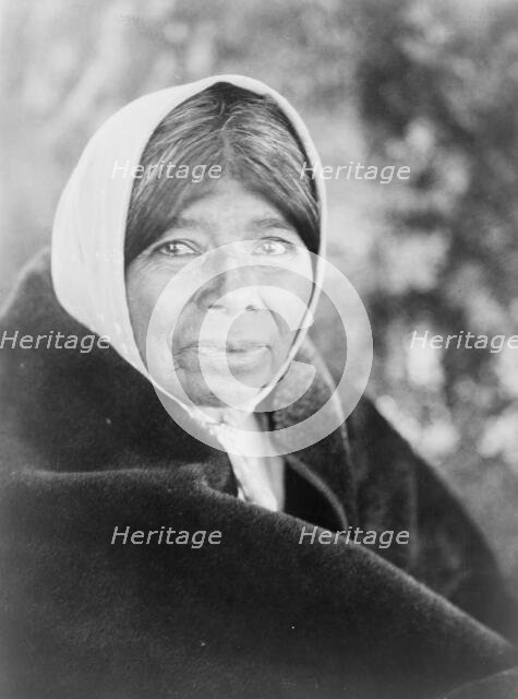A Wappo matron, c1924. Creator: Edward Sheriff Curtis.