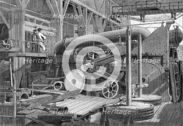 Penn's Machine-Engine Factory at Greenwich: the Erecting Shop, 1865. Creator: Unknown.