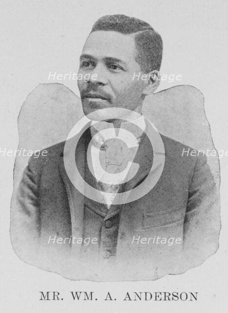 Mr. Wm. A. Anderson, 1915. Creator: Unknown.