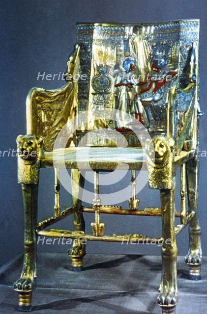 Tutankhamen Chair, Egypt Artist: Unknown