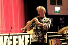 Tim Garland, Jason Rebello – Tim Garland Duo, Battle Jazz Festival, Battle, East Sussex, July 2023. Creator: Brian O'Connor.