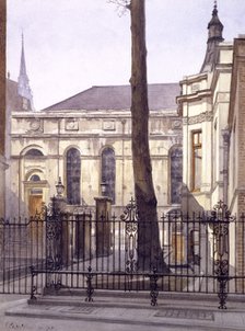 Stationers' Hall, London, 1890. Artist: John Crowther