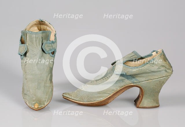 Shoes, European, 1690-1709. Creator: Unknown.