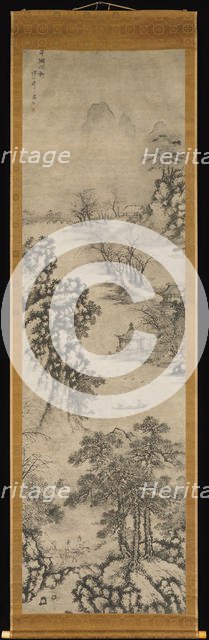 Landscapes of the Four Seasons, dated 1560. Creator: Xie Shichen.