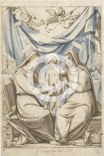 The Virgin Mary with Child and Saint Anna, 1616. Creator: Gerard ter Borch I.