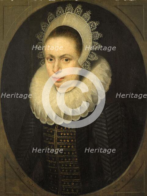 Portrait of Antoinette Walleran (1598-?), 1618. Creator: Jacob Lambrechtsz. Loncke.