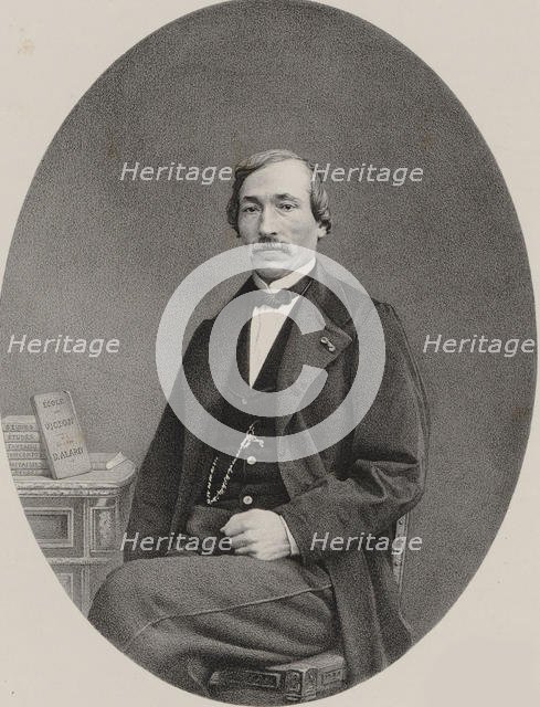Portrait of the violinist and composer Delphin Alard (1815-1888) , 1870. Creator: Anonymous.
