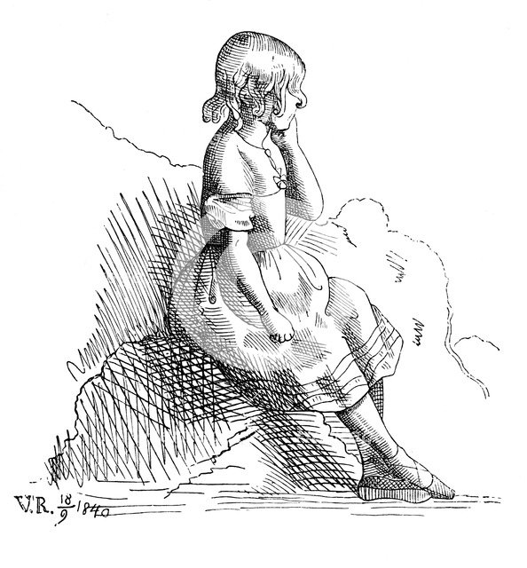 Etching by Queen Victoria, 1840, (1900). Artist: Unknown