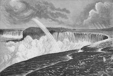 'Grand View of the Horseshoe (Canadian) and American Falls', 1883. Artist: Unknown.
