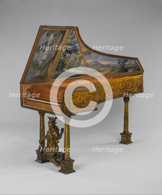 Harpsichord, late 17th century. Creator: Unknown.