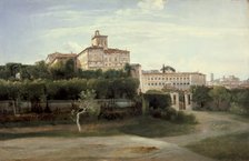 View of the Quirinal Palace, Rome, c1806. Creator: Francois-Marius Granet.