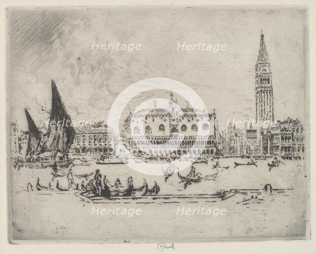 The Doge's Palace, 1883. Creator: Joseph Pennell.
