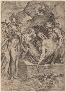The Entombment, 1515-1573. Creator: Battista del Moro.