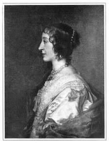 Henrietta Maria of France (1609-1669), 1899.Artist: Hanfstaengel