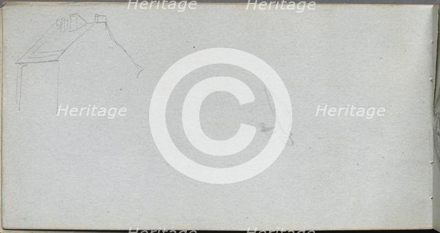 Sketchbook, page 54: Architecture Study. Creator: Ernest Meissonier (French, 1815-1891).