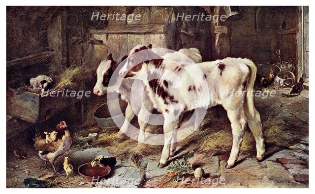 'The Dog in the Manger', 1885 (1901). Artist: Unknown