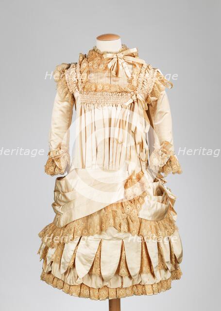 Dress, American, ca. 1885. Creator: Unknown.