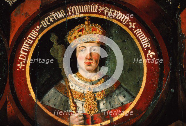 Painting of King Henry VI of England (1422-1461) at Chichester Cathedral, England, 20th century. Artist: CM Dixon.