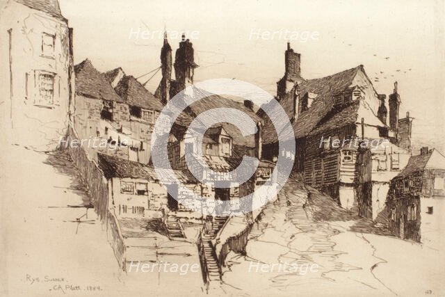 Rye, Sussex, 1884. Creator: Charles Adam Platt.