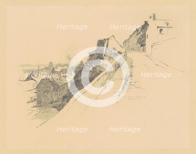 Near Hope Gate, Quebec, 1889. Creator: Charles Herbert Woodbury.