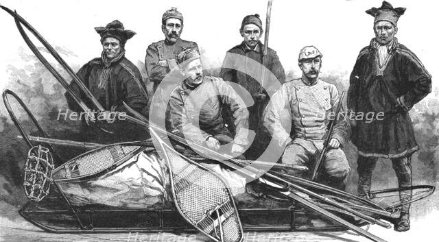 ''Dr. Nansen's Snow-Shoe Expedition across Greenland', 1888. Creator: Unknown.