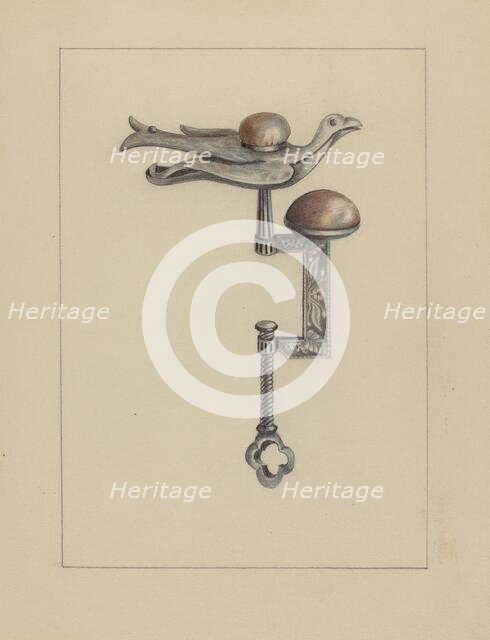 Sewing Bird, c. 1936. Creator: Charlotte Winter.