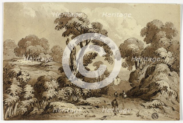 Lane Scene, Dorking, n.d. Creator: James Robertson.